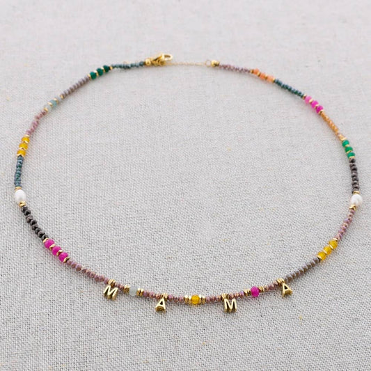 Collier Cuadas Mama en acier: Color  Único