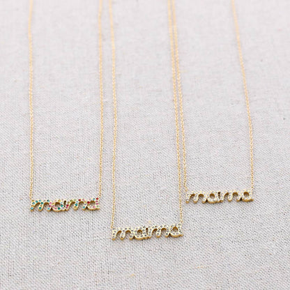 Collier en acier Mama Cristales: Blank