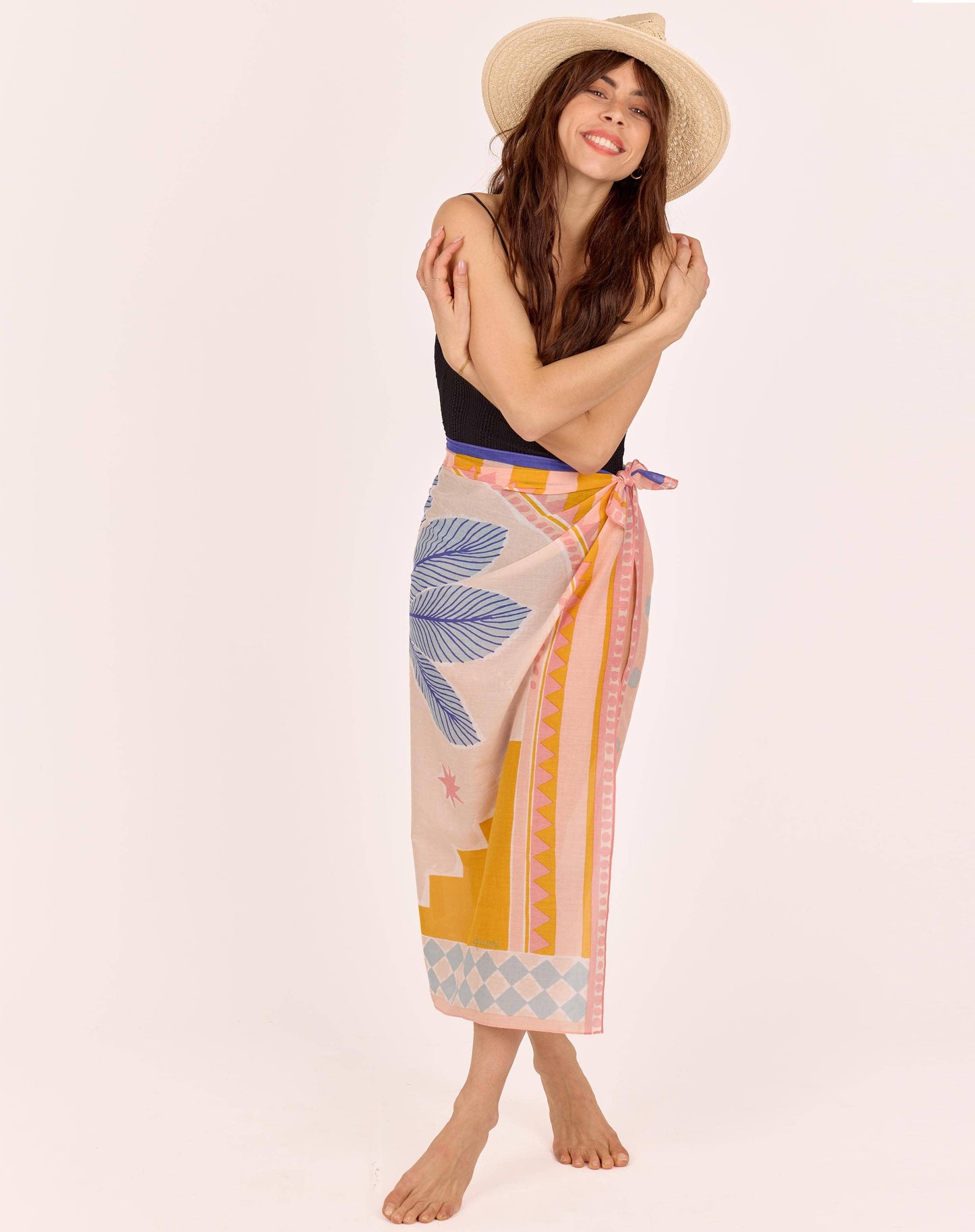 FOULARD COTON BLUE SKY RIAD