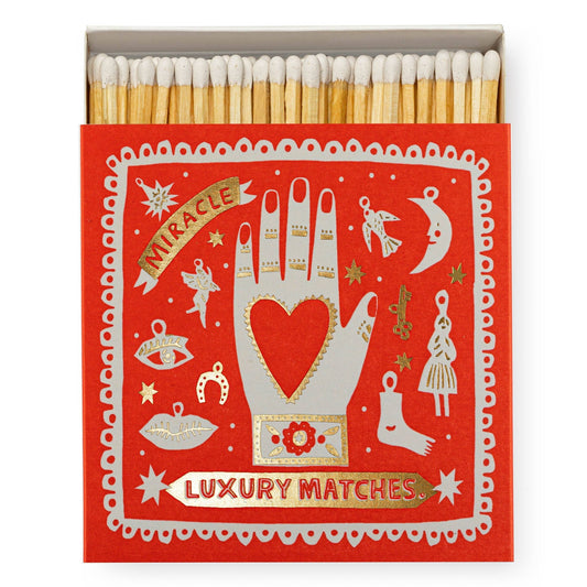 Boîte d'allumettes carrée Miracle Luxury Matches - Maison Adorée