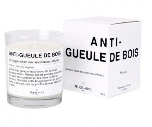 BOUGIE ANTI - GUEULE DE BOIS - Maison Adorée