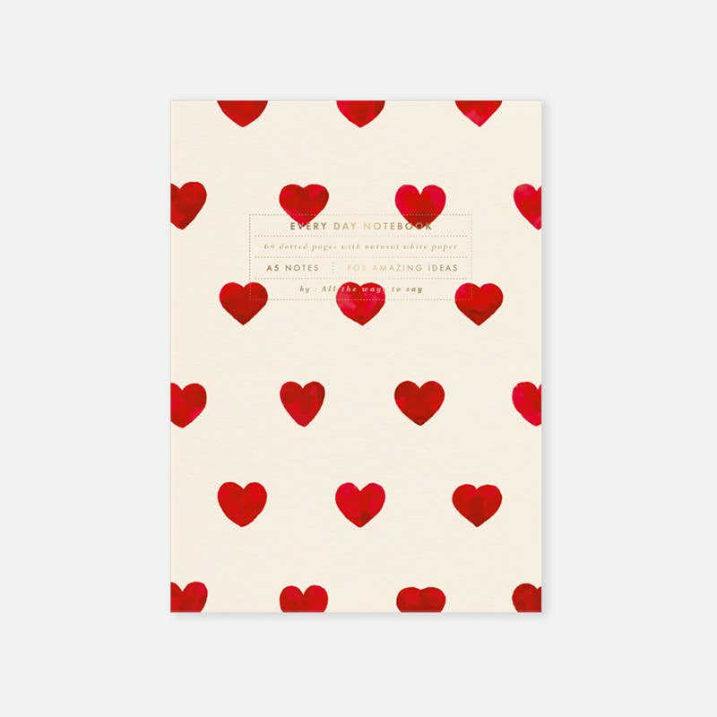 Carnet A5 Hearts