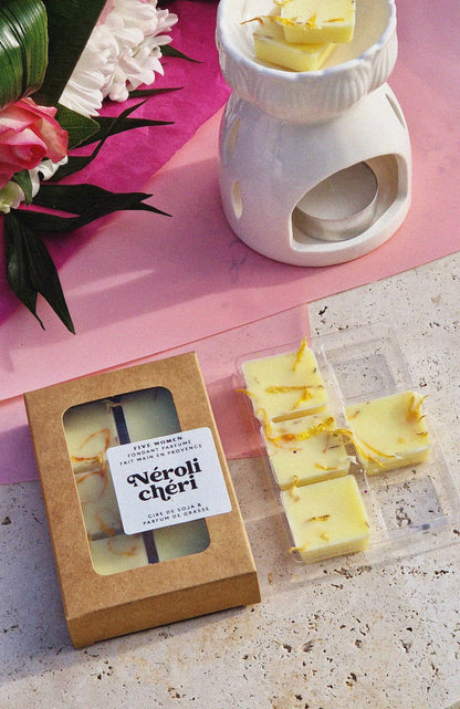 Fondants de cire parfumée Néroli