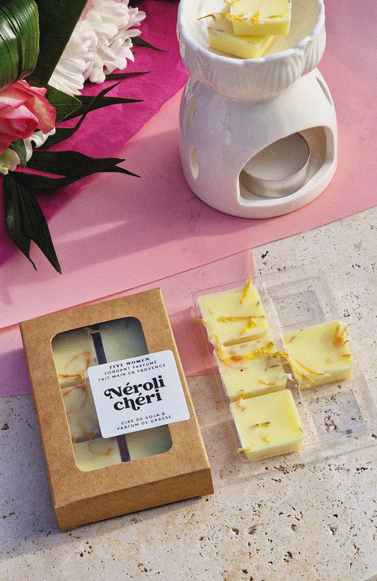 Fondants de cire parfumée Néroli