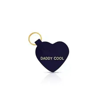 PORTE-CLÉS COEUR DADDY COOL