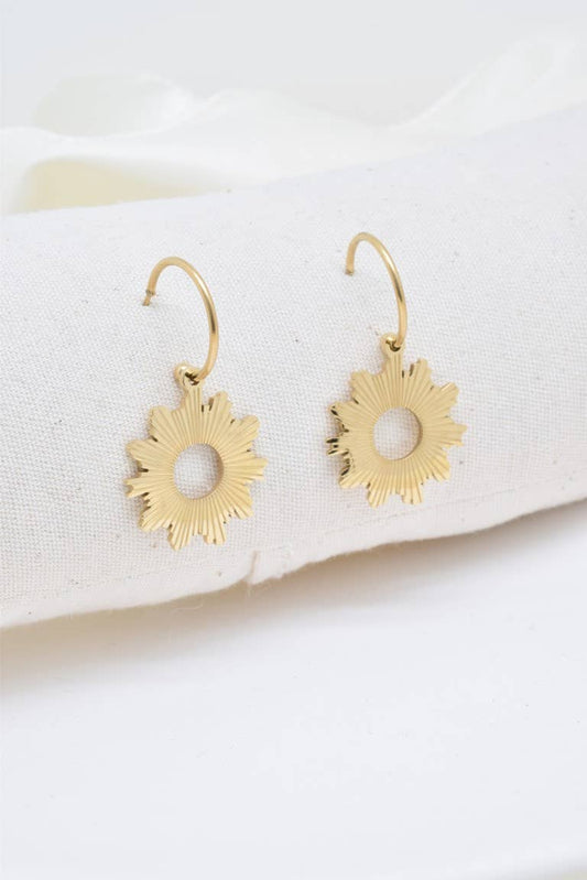 Boucles d'oreilles en acier inoxydable - BO100318