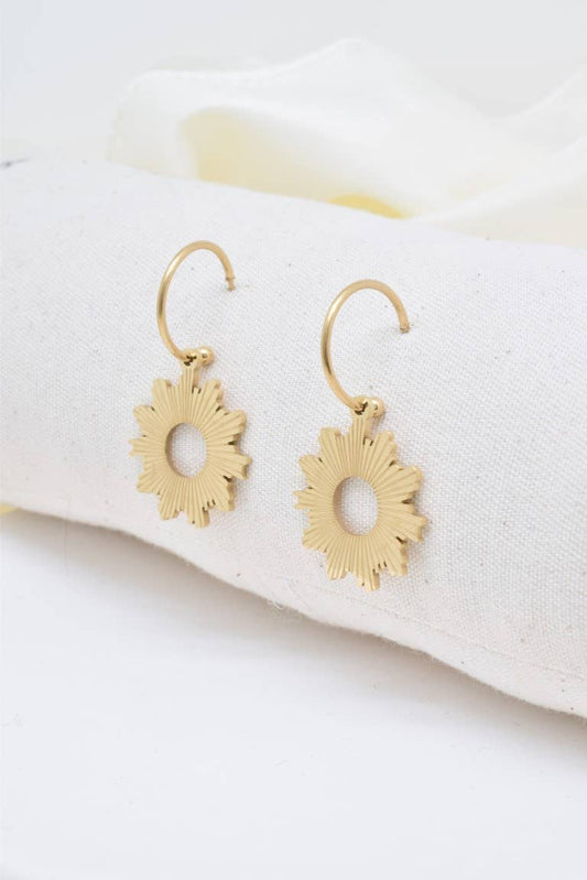 Boucles d'oreilles en acier inoxydable - BO100318