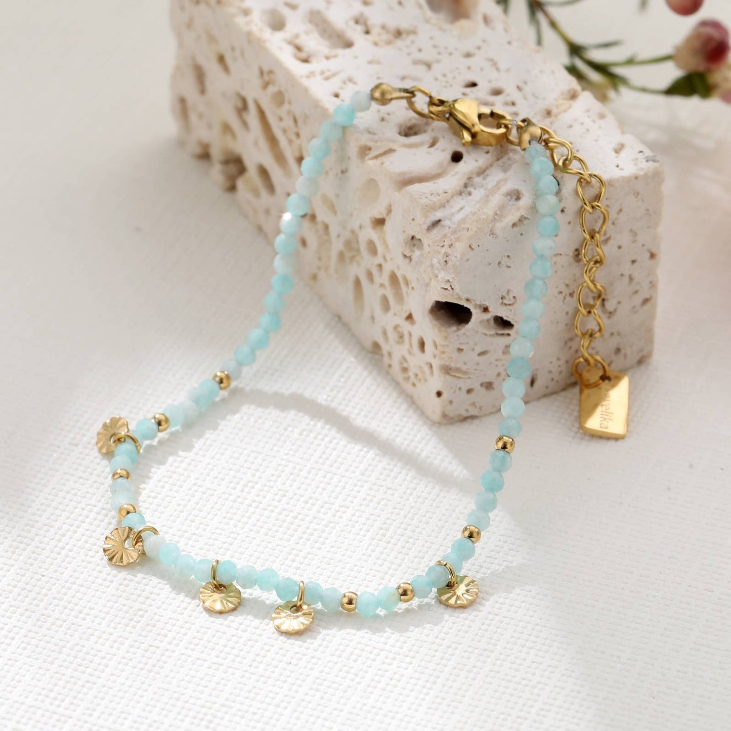 Bracelet - Gwenn: Rose / Tu [1]