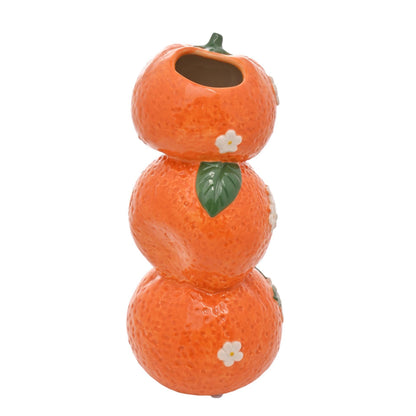 Vase Triple Orange Hestia 21cm