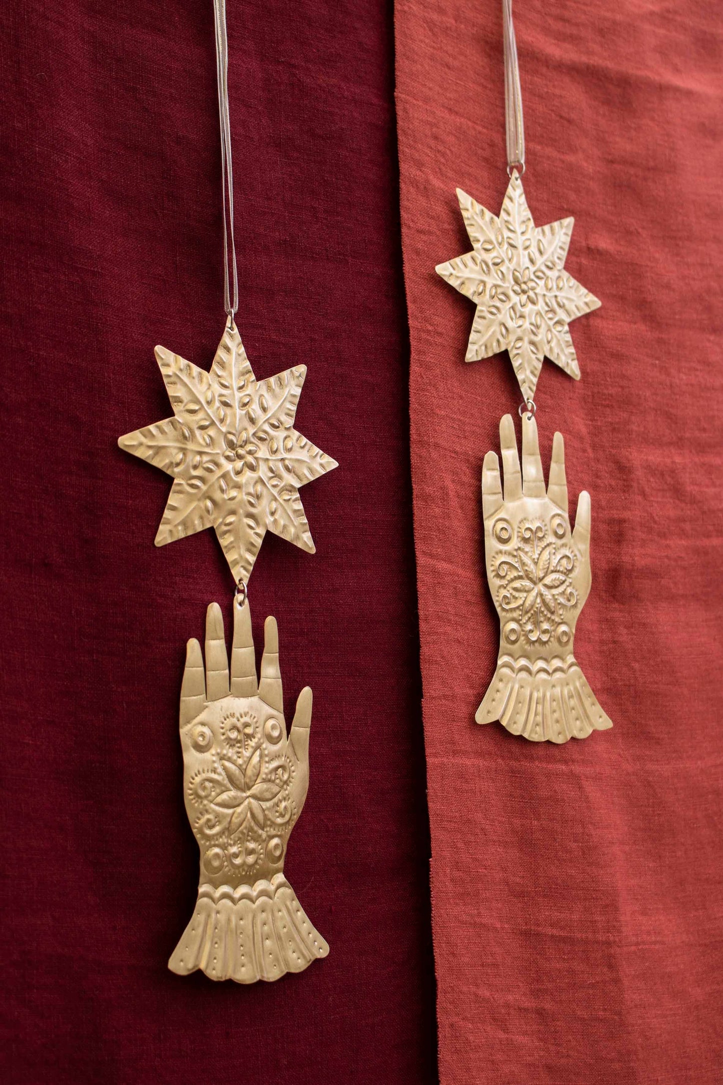 Mains dorées sacrées - Milagros mexicains - Ex-votos