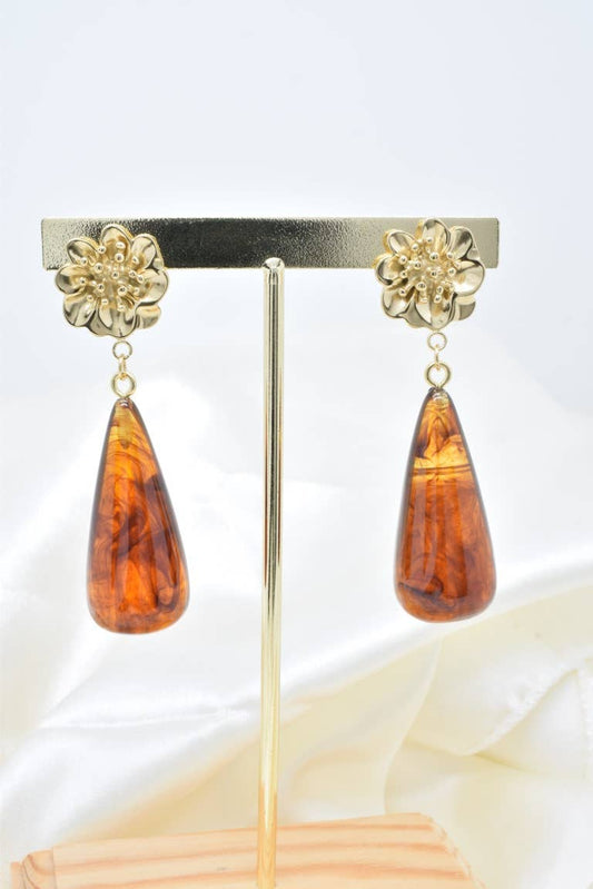 Boucles d'oreilles en acier inoxydable - BO100348OR-MA