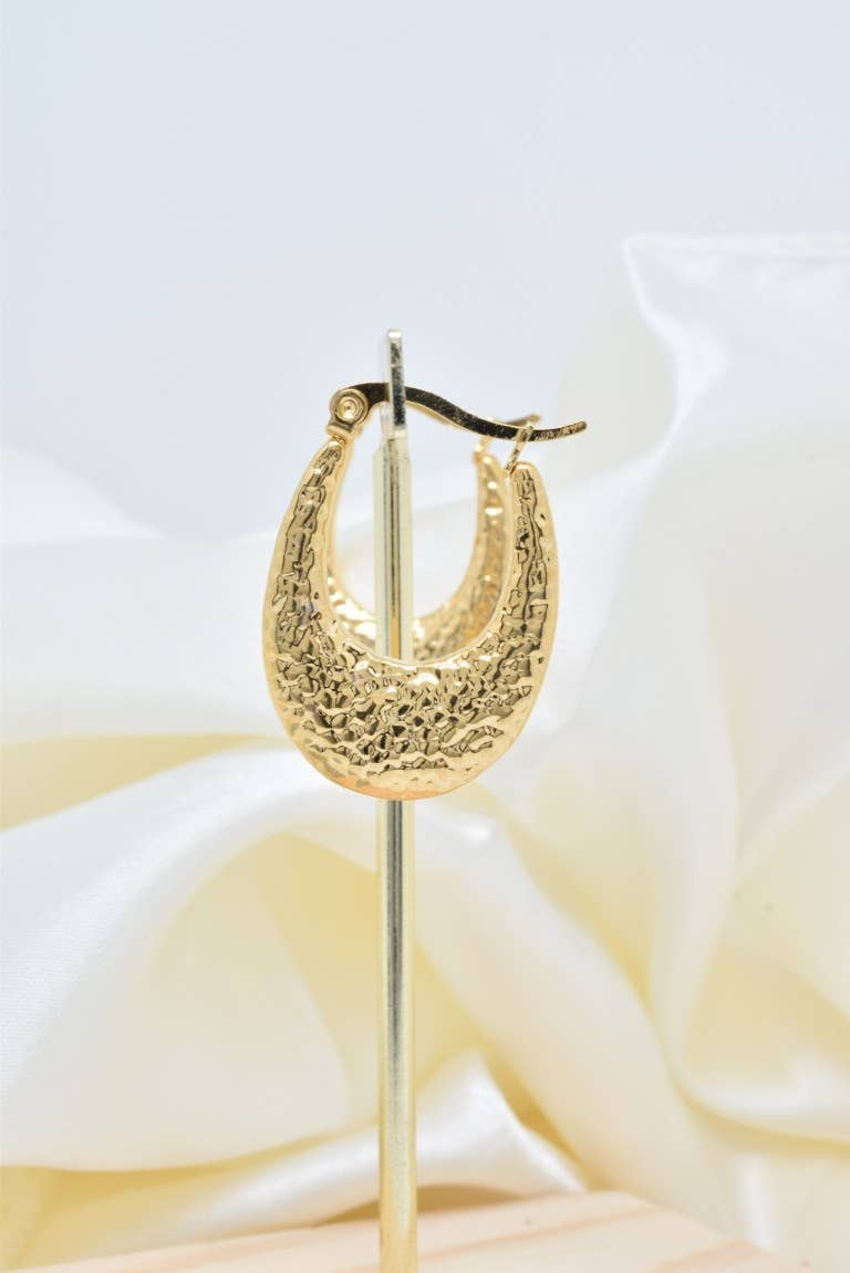 Boucles d'oreilles en acier inoxydable -BO100356OR