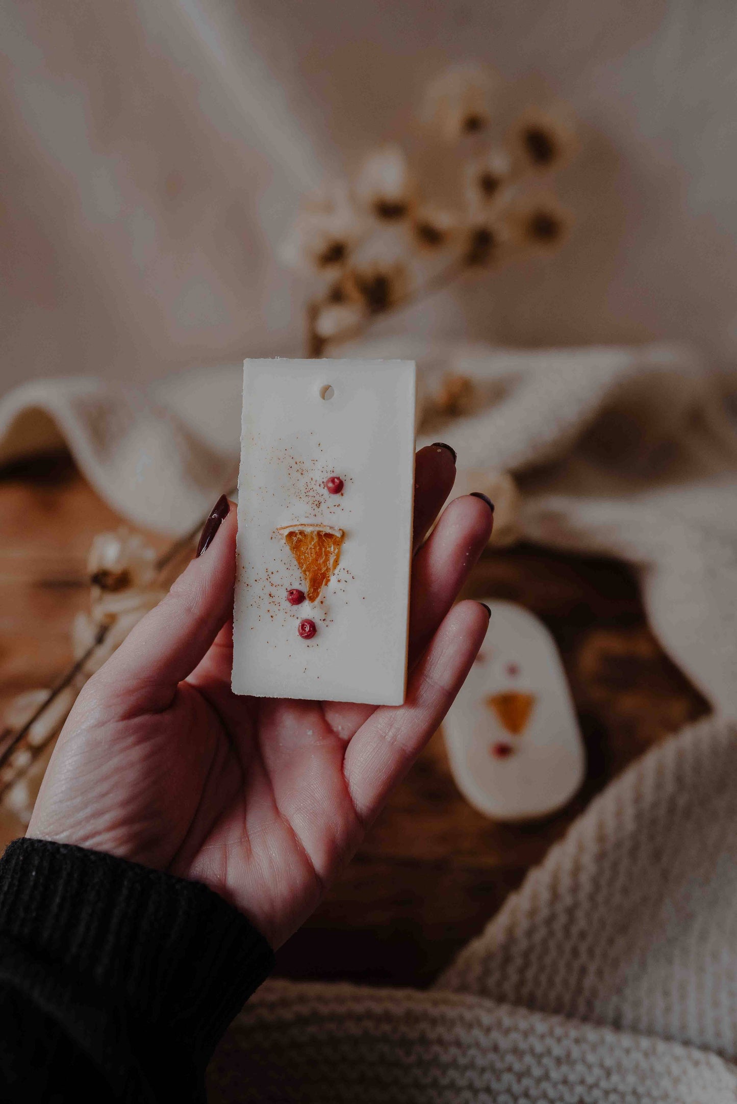 CANNELLE ORANGE - Tablette de cire parfumée de Noël