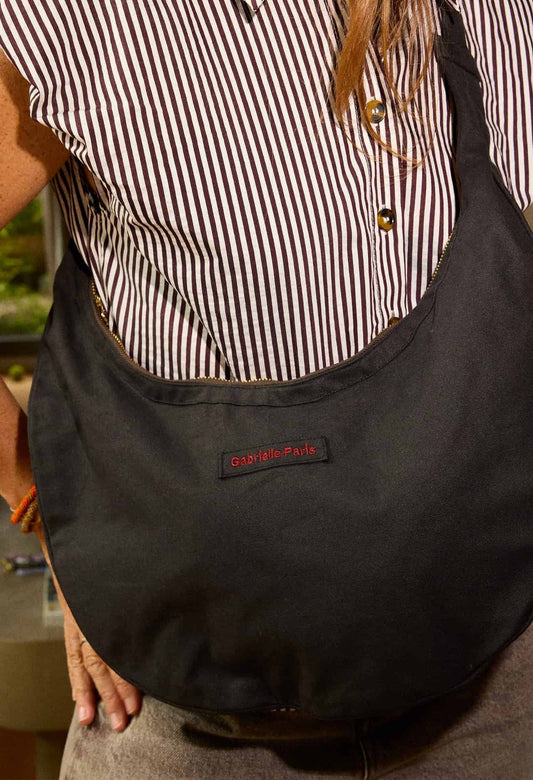 Sac New B en coton Uni Agate Brodé: UNI AGATE BRODÉ