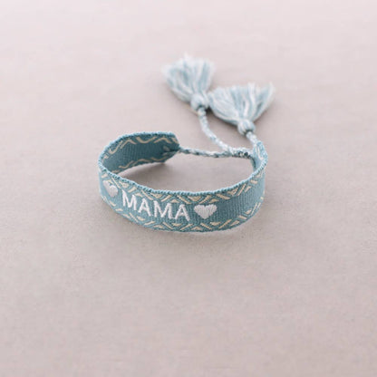 Bracelet macramé Mama: Taupe