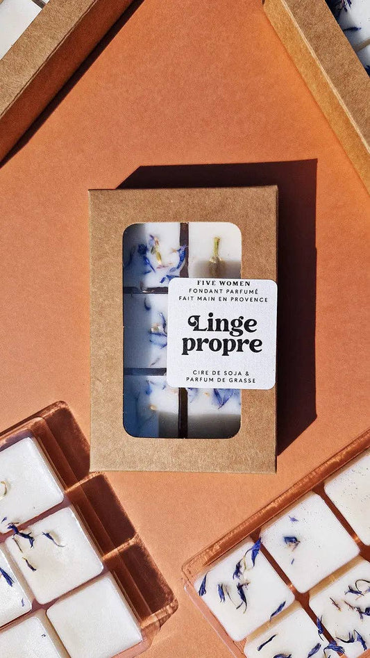 Fondants de cire parfumée Linge propre