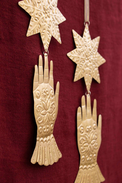 Mains dorées sacrées - Milagros mexicains - Ex-votos