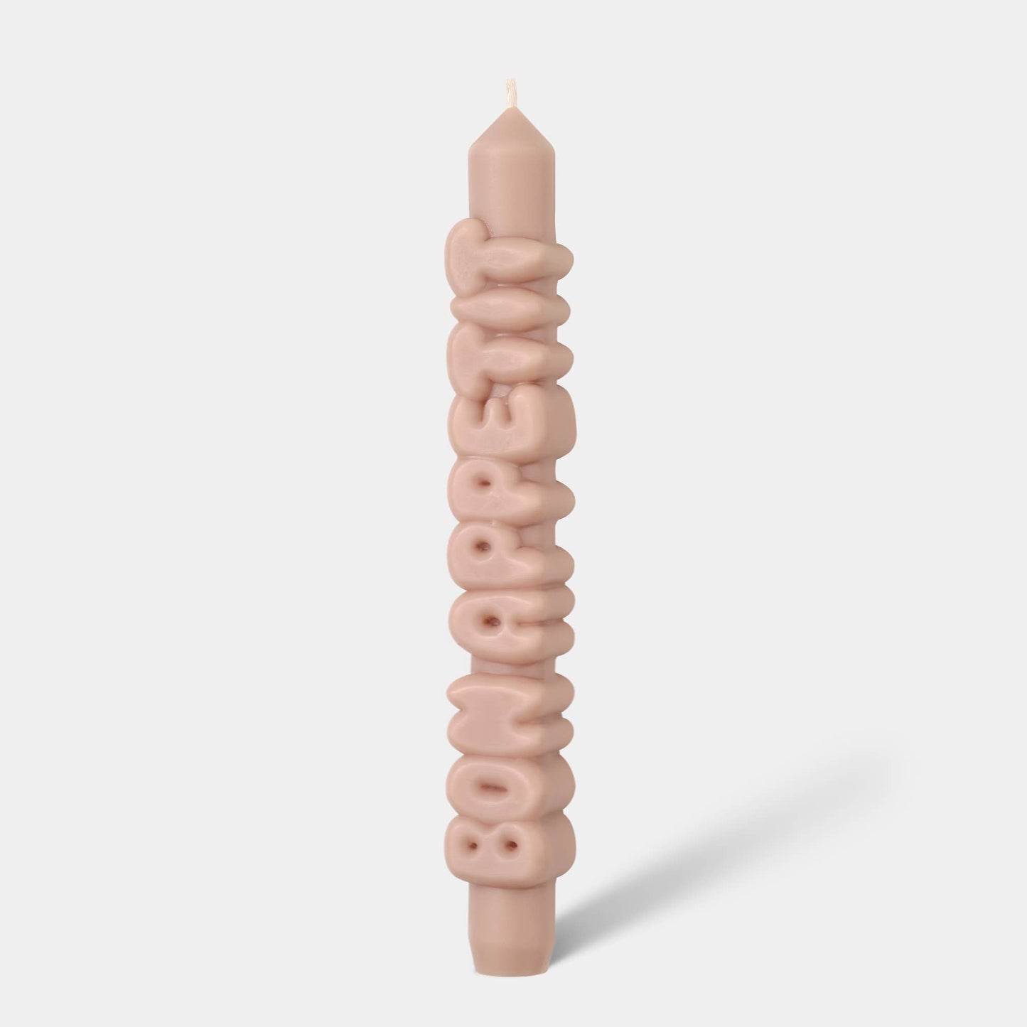 Bougie conique Bon Appétit - Fait main - Bougies coniques 3D: Jaune