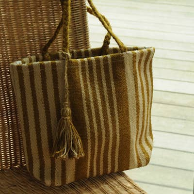 Sac jute LYDIA ocre