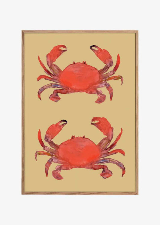 Affiche de crabe 2: Pas de cadre / 40x50