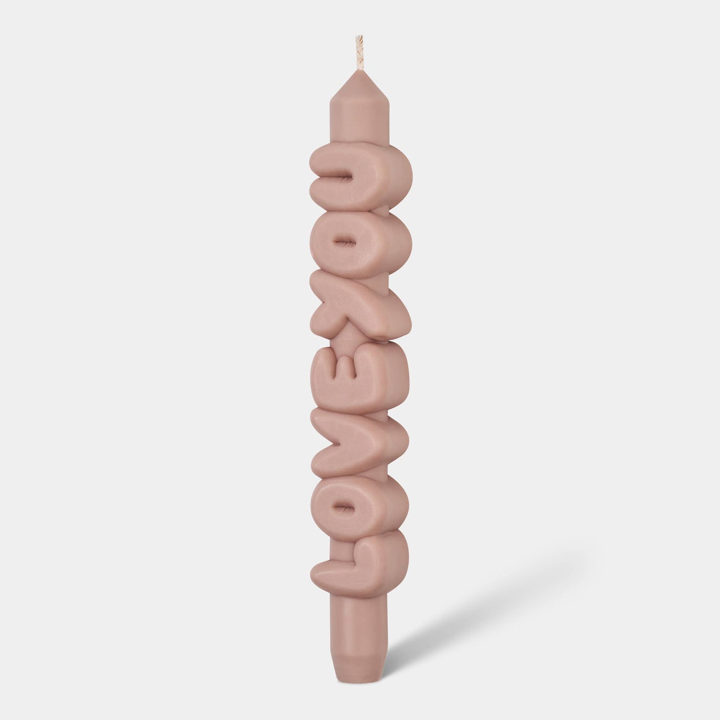 Bougie conique JE T'AIME - Fait main - Bougies coniques 3D de 9 pouces: Rose