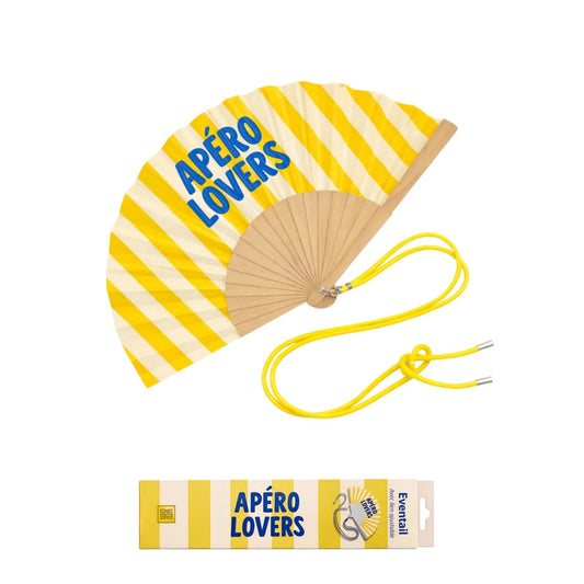 Eventail avec Bandoulière et Boîte Cadeau - Apéro Lovers