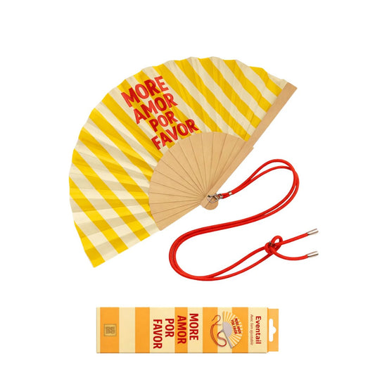 Eventail avec Bandoulière et Boîte Cadeau - More Amor Por Favor