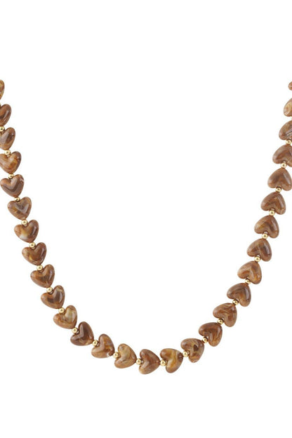 Collier Acrylique Cœur