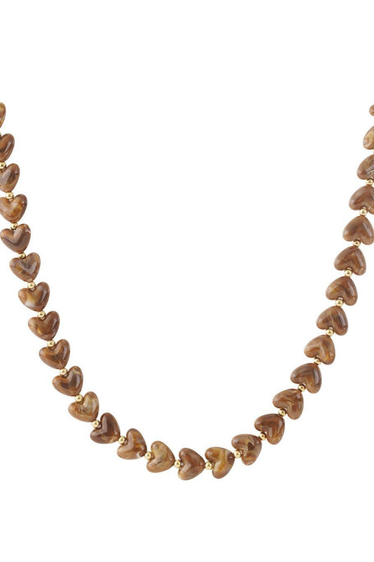 Collier Acrylique Cœur