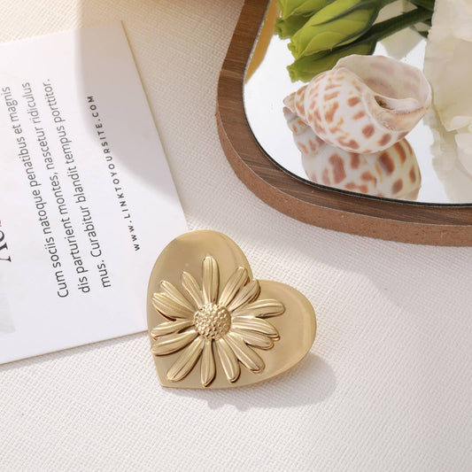 Broche - Delia: Gold / Tu [1]