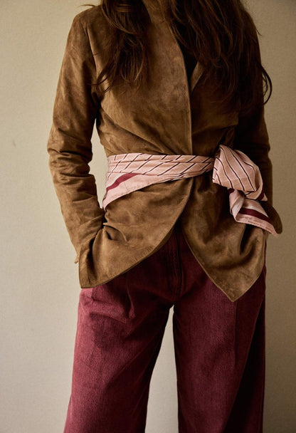 Foulard Gabrielle Paris – Rose & Rouge