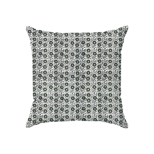 Coussin Print carré delhi kaki 45x45cm