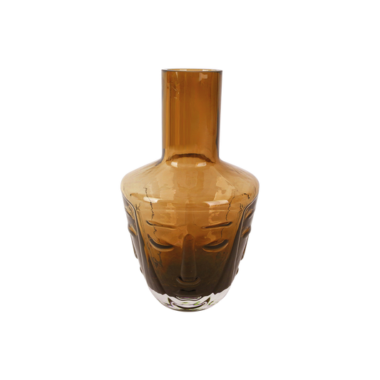 Carafe Visage ambre