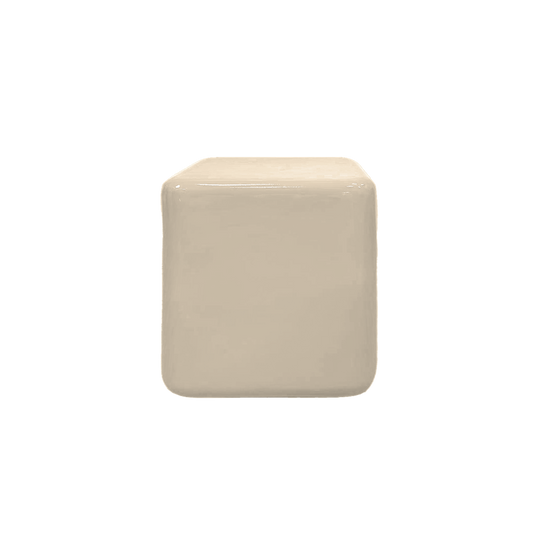 Bout de canapé Retro beige pm L33 P33 H40cm