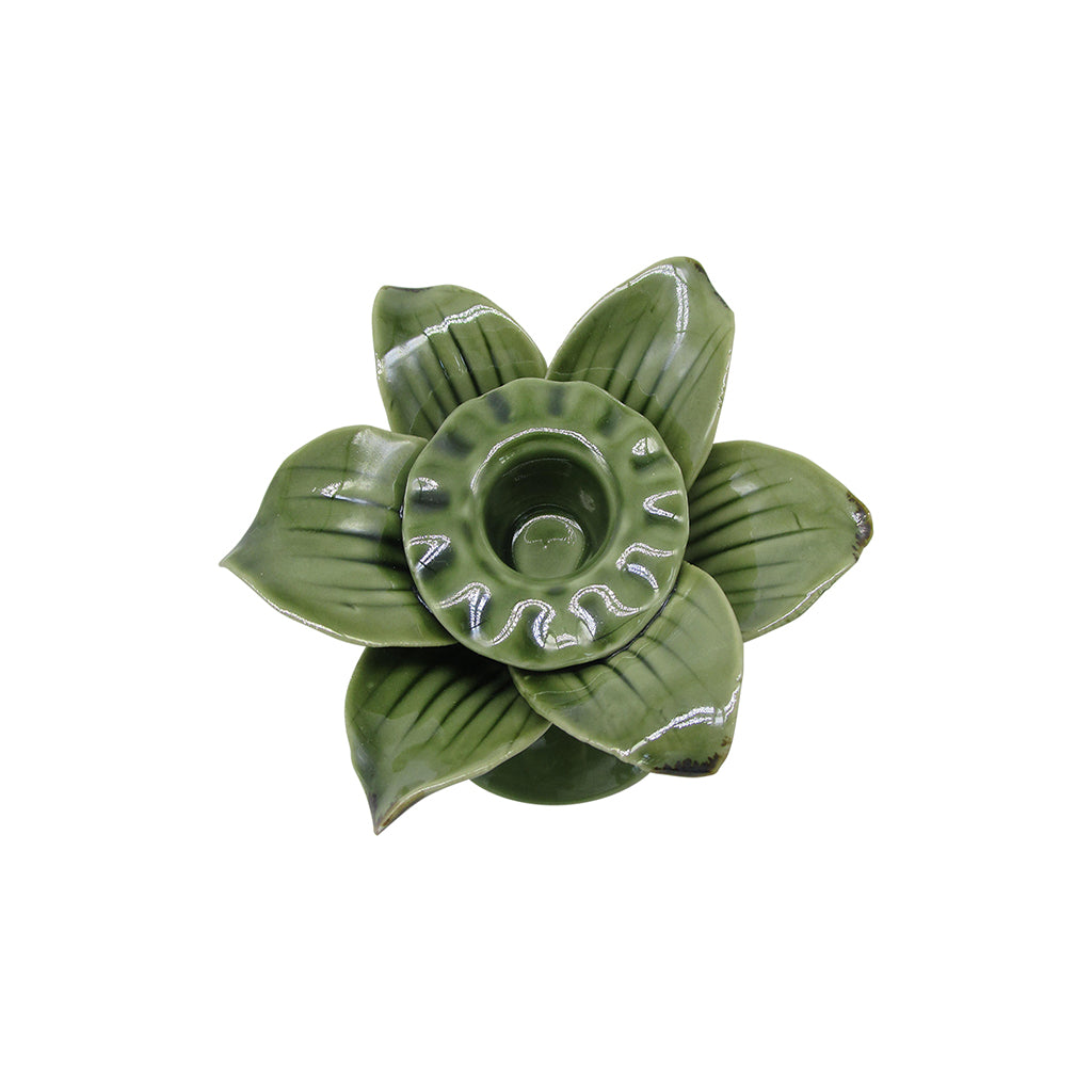 Bougeoir palmier PM vert