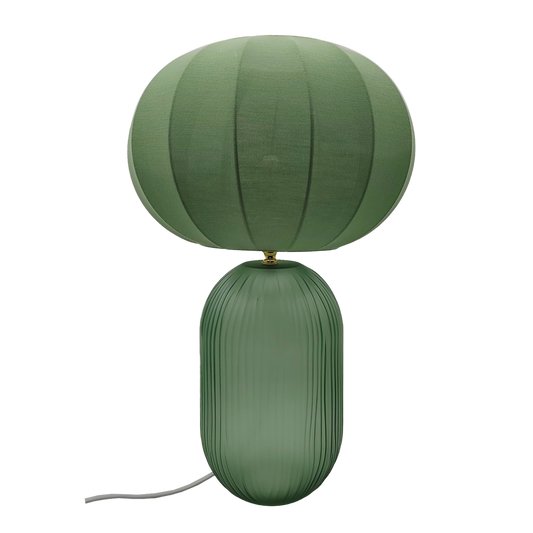 Lampe Lucas vert D30 H47,5cm
