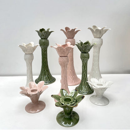 Bougeoir palmier PM vert