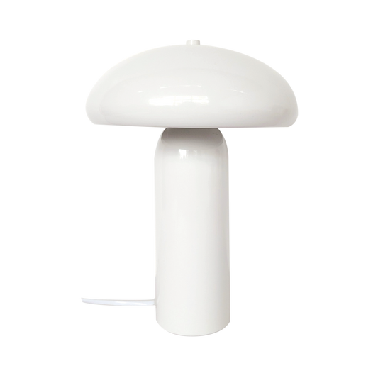 Lampe Gabin blanc D22 H30cm