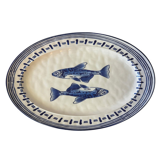 Plat ovale fish