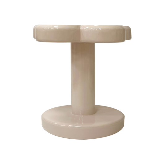 Bout de canapé Flower Funk beige D43 H50cm