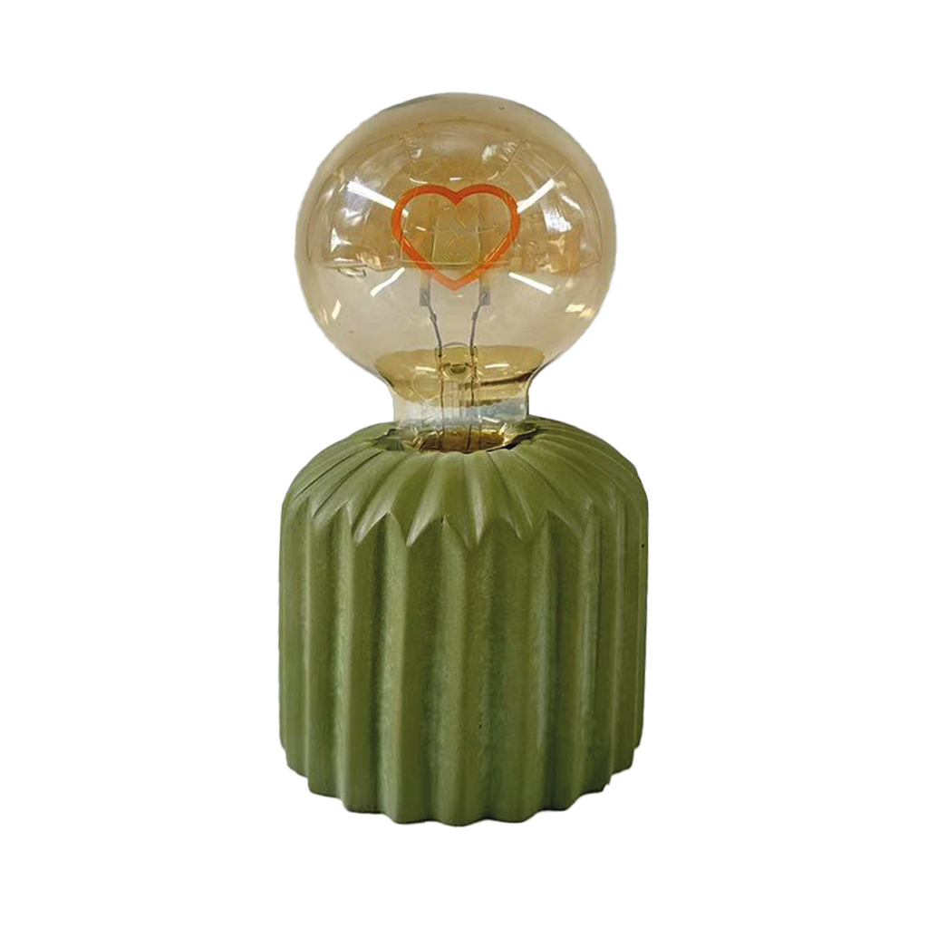 Déco LED mini kaki cœur à piles