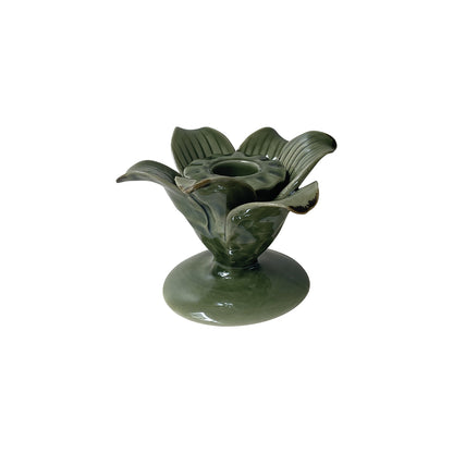 Bougeoir palmier PM vert