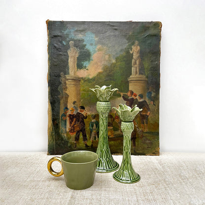Bougeoir palmier GM vert