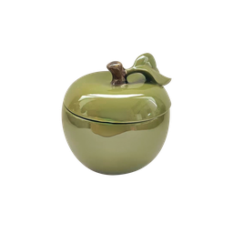 Boîte pomme kaki D16,7 H17cm