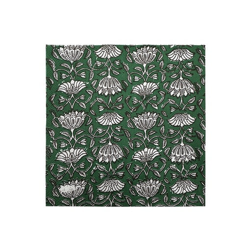 Serviette papier block print fleurs x20