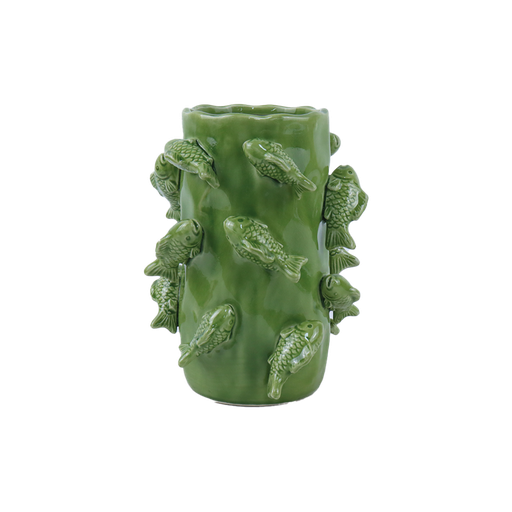 Vase poisson Vert