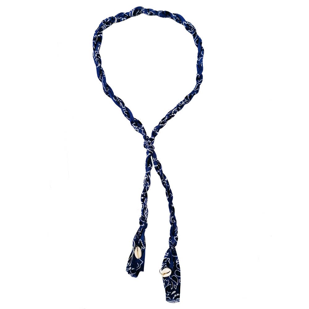 Collier Bandana Jozemiek: Cobalt