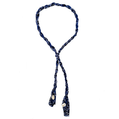 Collier Bandana Jozemiek: Cobalt